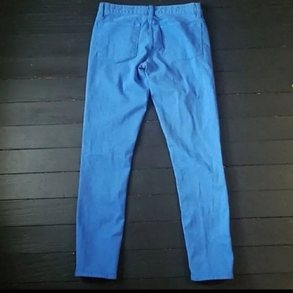 J.crew Blue Toothpick Jeans - Picture 7 of 9
